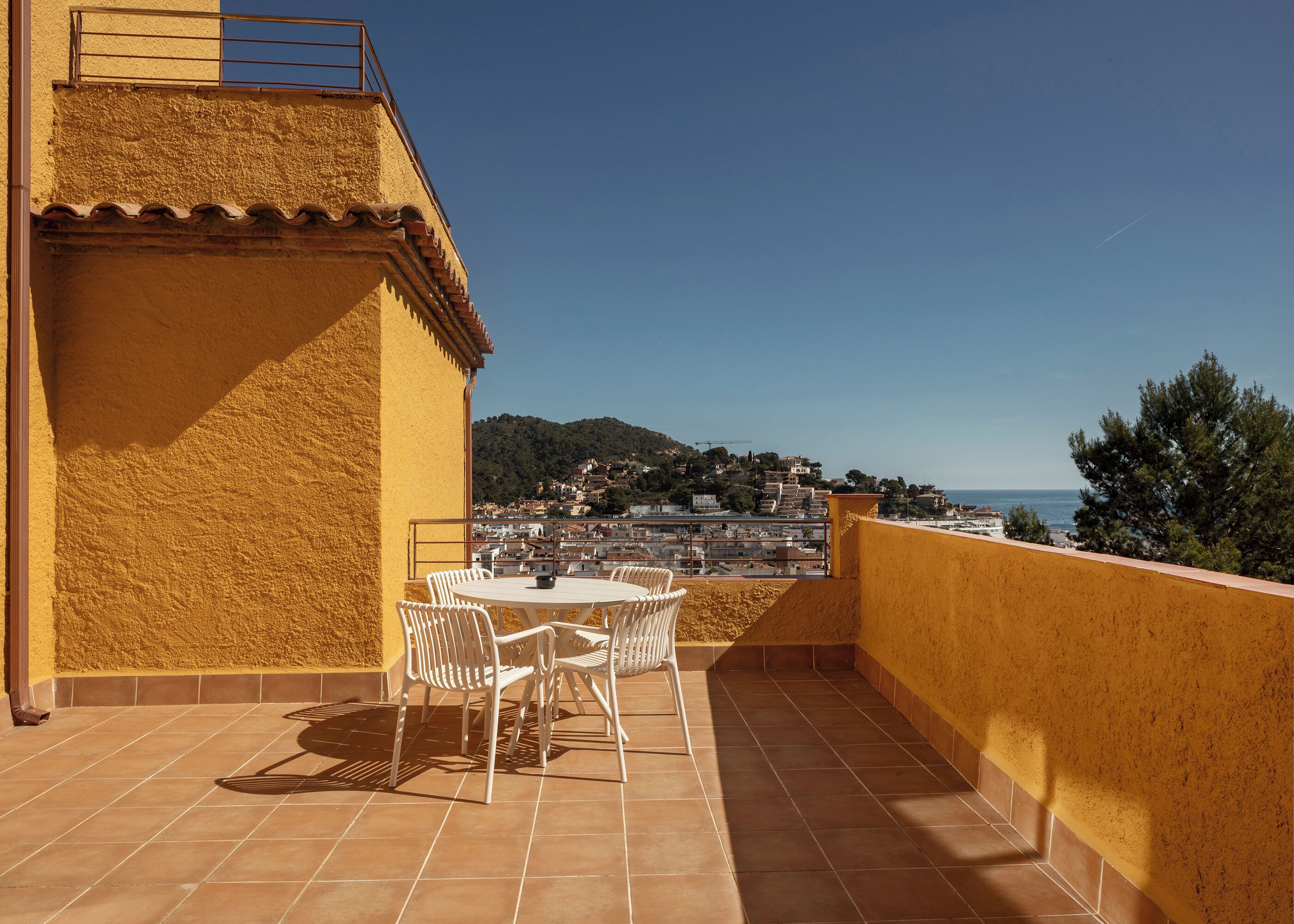 Premium Apartment, 1 Bedroom, Terrace, Sea View | Terrace/patio