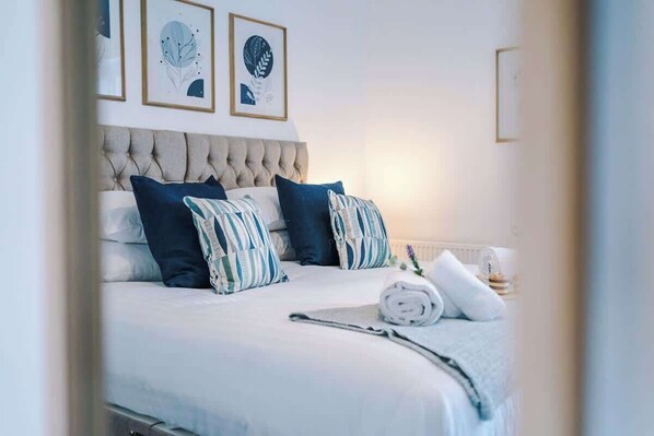 2 bedrooms, iron/ironing board, travel crib, WiFi