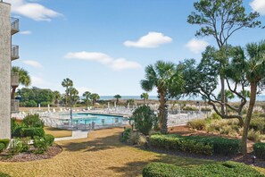 Et oppvarmet basseng