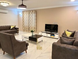 Casa, 3 quartos, acessível, para fumantes | Sala de estar