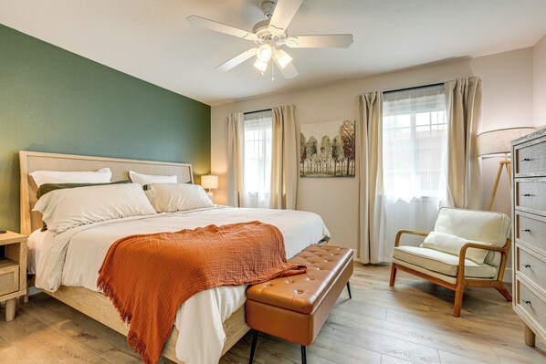 Cottage (3 Bedrooms) | Interior - Fire Pit & Yard Games: Inviting Clarksburg Cottage (Clarksburg)