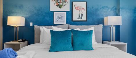 Iron/ironing board, free WiFi, bed sheets