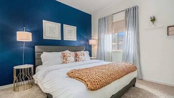 5 bedrooms, iron/ironing board, travel crib, WiFi
