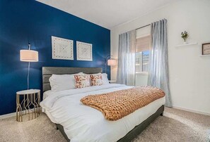 5 bedrooms, iron/ironing board, travel crib, WiFi