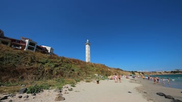 Vlak bij het strand