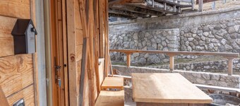 Casa Col, near the ski slopes with view of the Dolomites