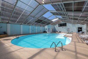 Indoor pool - Summer Winds B-342, Oceanfront Condo in Indian Beach, NC! (Indian Beach)