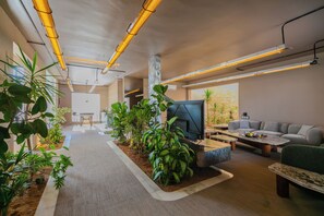 Standard Chalet, Private Pool | Living area | Smart TV