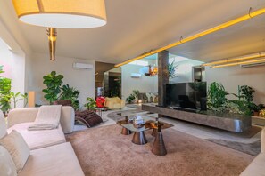 Standard Chalet, Private Pool | Living area - Portal Chalets With Private Pool-AlRawda (Riyadh)