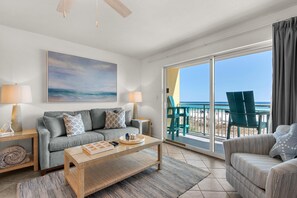 Condo, 1 King Bed with Sofa bed (Pelican Isle 211- Sugar Sands Retreat) | Living area | TV