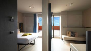 Chambre Quadruple, balcon