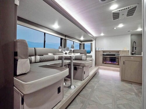 Cozy 2-bedroom RV in Serene Jerusalem with WiFi, AC, and plenty space to sleep