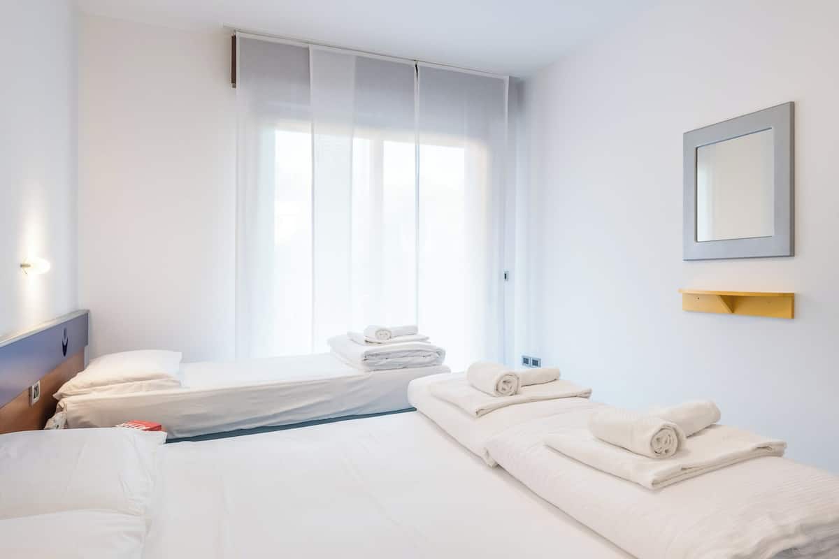 Appartement, 2 chambres, vue jardin, rez-de-chaussée