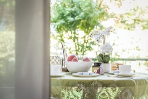 Appartement, 1 chambre, vue jardin, rez-de-chaussée | Terrasse/Patio
