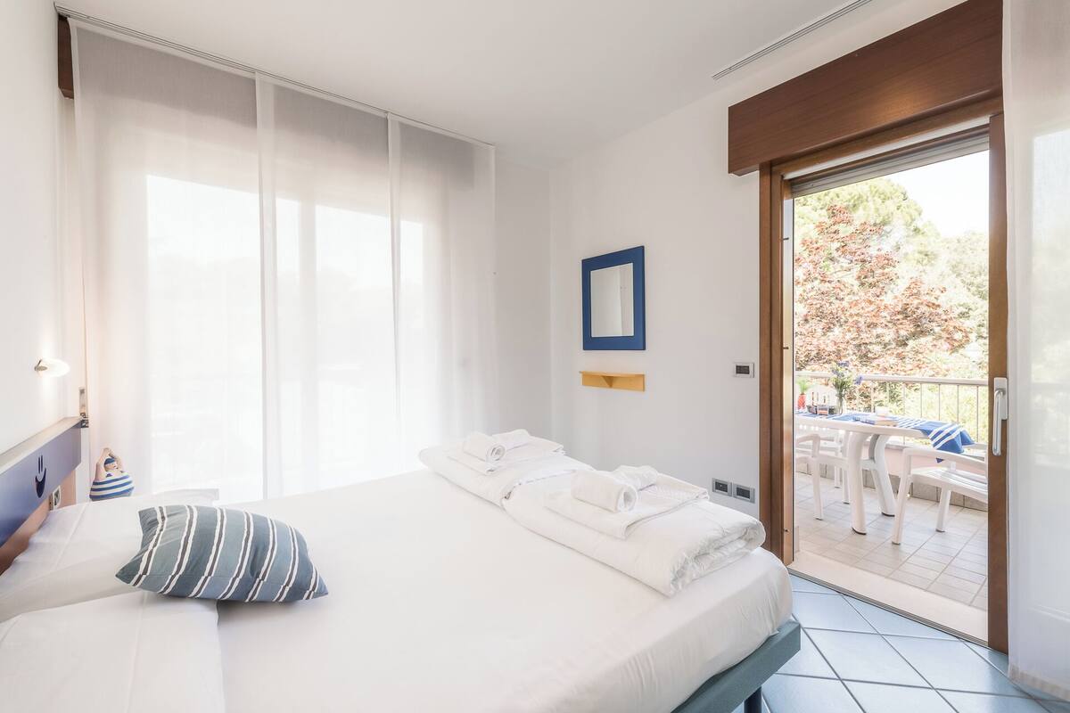 Apartment, 2 Schlafzimmer, Klimaanlage | Bettwäsche aus ägyptischer Baumwolle, hochwertige Bettwaren