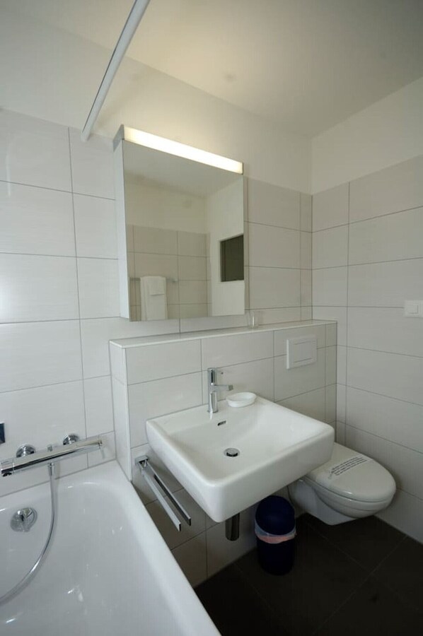 Hair dryer, towels