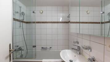 Hair dryer, towels