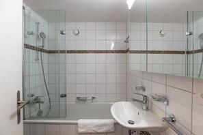 Hair dryer, towels