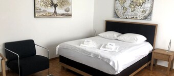 Bright and quiet studio in the city center (Sky1)