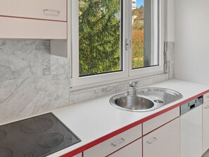 Fridge, microwave, oven, stovetop - Amazing 2BR flat: spacious and central (Duke2) (Zürich)