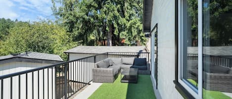 Suite Confort, baño privado, vista al río (Unit 5- Steelhead) | Terraza o patio