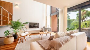 Télévision, cheminée