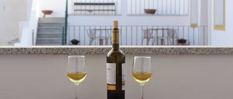 Suite, Balcony, Courtyard View | Terrace/patio