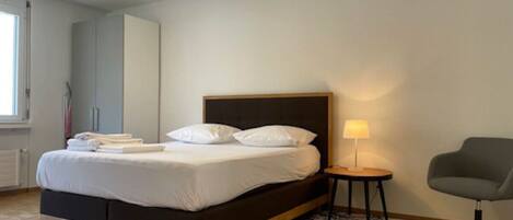 1 dormitori, planxa i posts de planxar, wifi i roba de llit