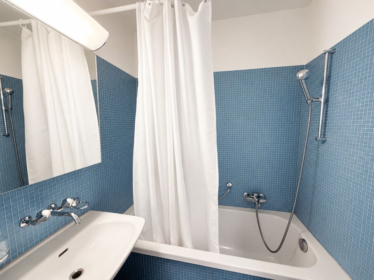 Hair dryer, towels