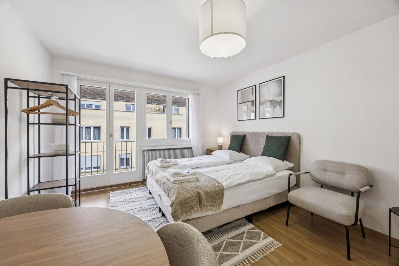 1 bedroom, desk, iron/ironing board, WiFi