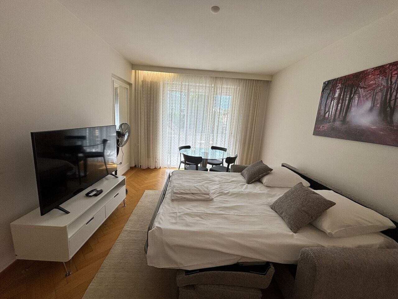 1 Schlafzimmer, Schreibtisch, Bügeleisen/Bügelbrett, WLAN