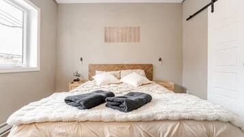 2 chambres, fer et planche Ă repasser, Wi-Fi, draps fournis