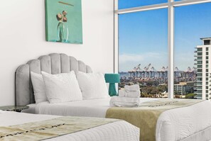 Apartment (2 Bedrooms) | 2 bedrooms, iron/ironing board, bed sheets - @marbella Lane - Chic 2BR Penthouse w/ Ocean Views (Long Beach)