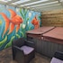 Eden Rose Cottage in Morecambe hot tub