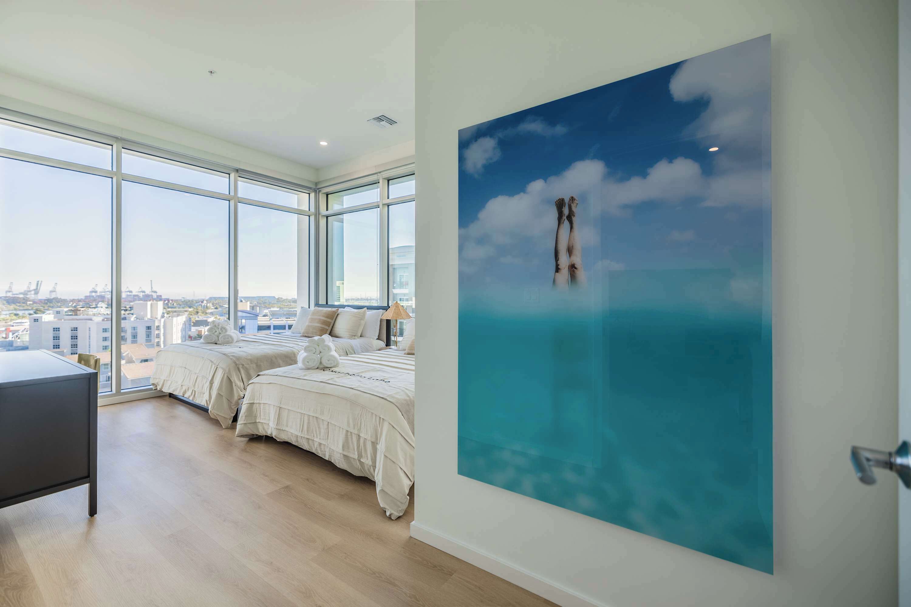 Leilighet, havutsikt, ved stranden (1 Bedroom) | 1 soverom, individuelt dekorert, individuelt innredet og skrivebord