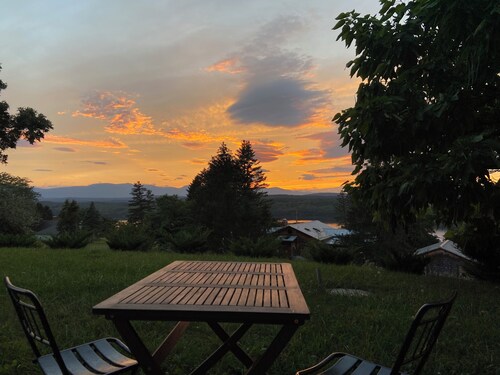 An Apartment with a View:  A peaceful getaway in Hudson, NY