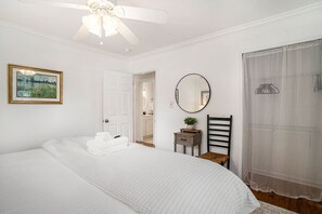 3 bedrooms, iron/ironing board, travel cot, WiFi