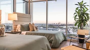 Apartment, Ocean View, Sea Facing (2 Bedrooms) | 2 bedrooms, desk, laptop workspace, iron/ironing board