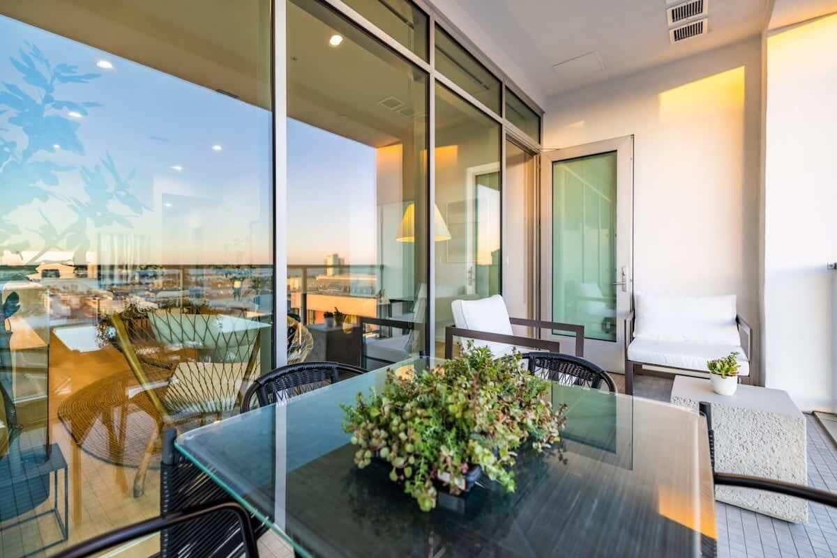 อพาร์ทเมนท์, วิวทะเล, หันหน้าสู่ทะเล (2 Bedrooms) | ระเบียง
