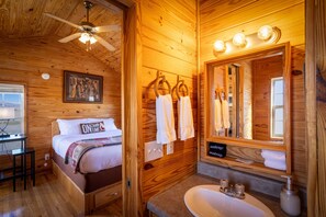 Unclassified image, 2 of 15, button - Caddis Cabin (Cabin #2) (Pray)