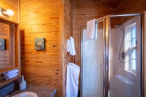 Unclassified image, 5 of 13, button - Mayfly Cabin (Cabin #3) (Park County)