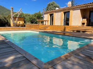 屋外プール、温水プール