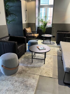 Sala de estar en el lobby