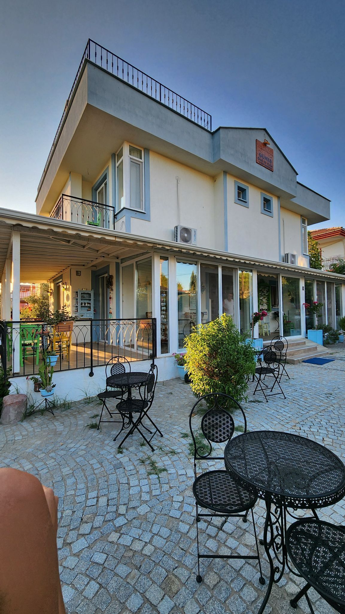 Voorkant van accommodatie