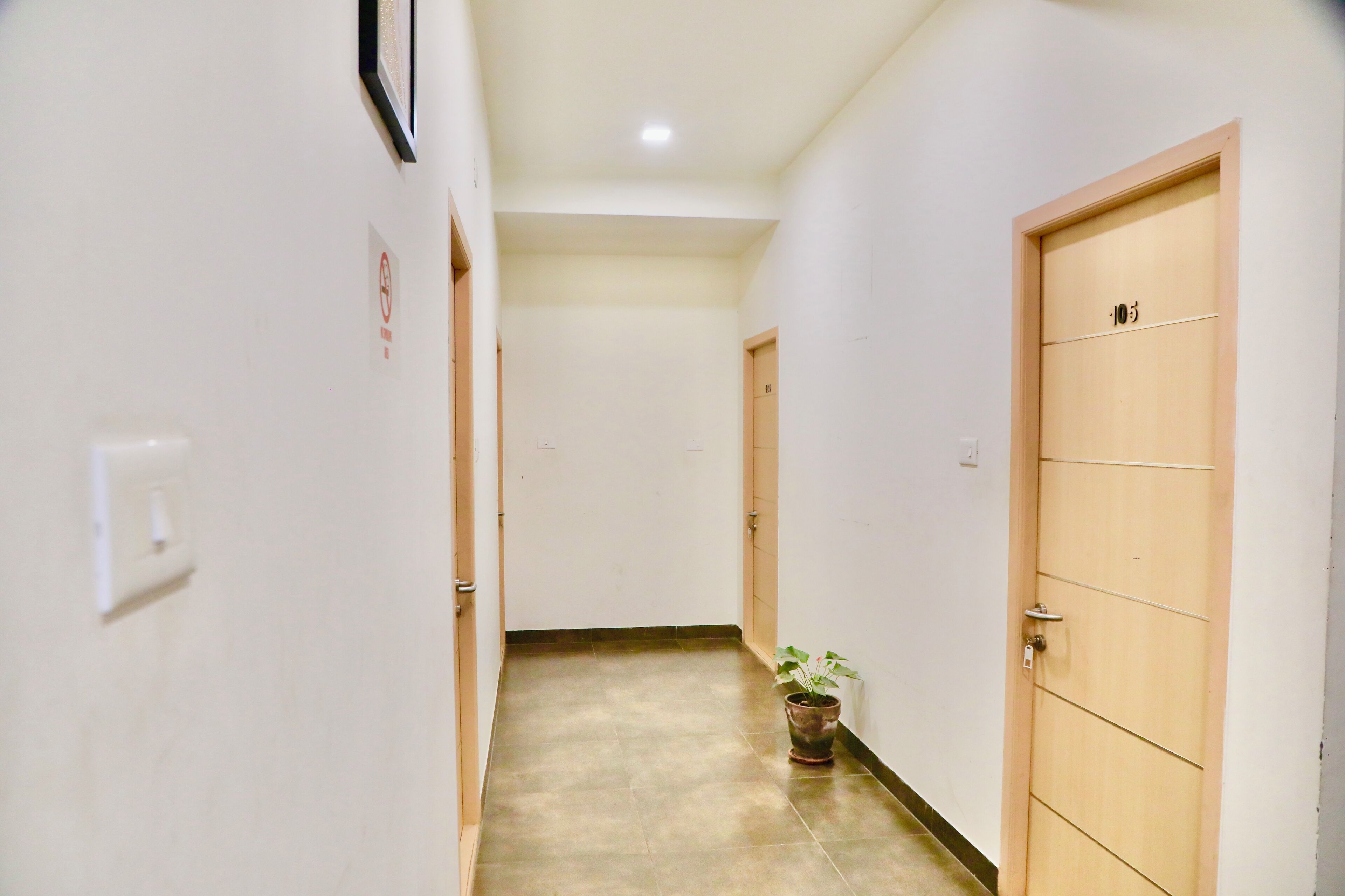 Interior entrance