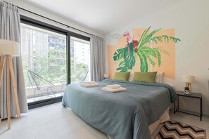 1 bedroom, desk, iron/ironing board, WiFi