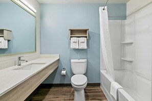 Suite, 2 Queen Beds, Non Smoking | Desk, laptop workspace, blackout drapes, free WiFi