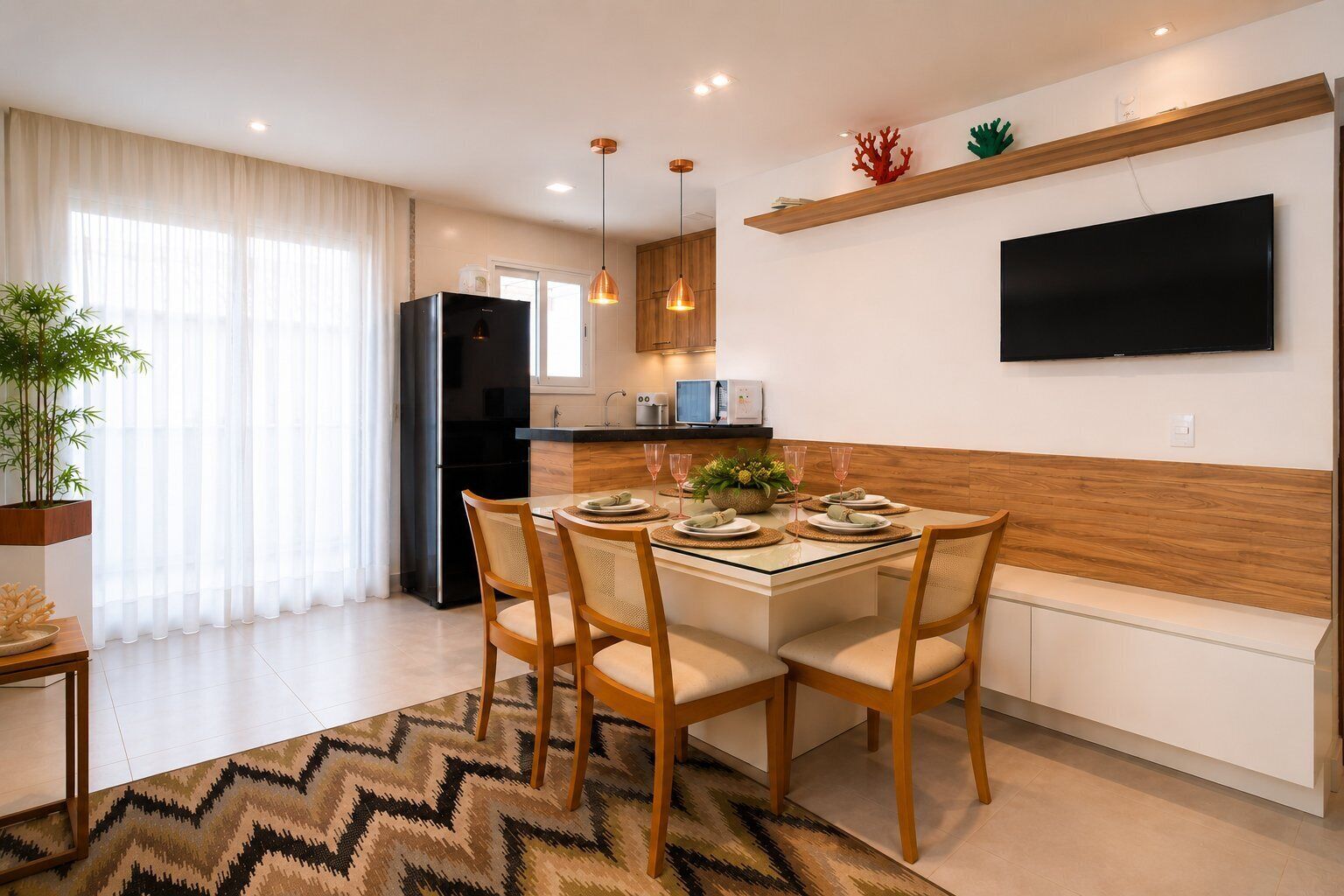 Vila luxo | Opções para refeição
