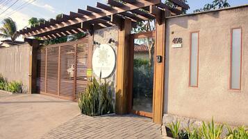 Vila luxo | Detalhe da fachada