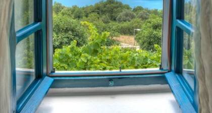 Charming 1-bedroom house with Sea View, AC in Sveti Stefan